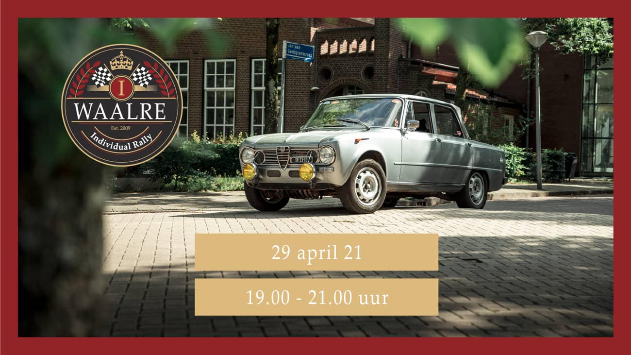 Webcast uitslag Waalre Individual Rally 2021