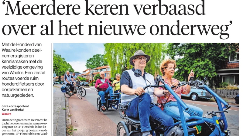 Meerdere keren verbaast over al het nieuwe onderweg
