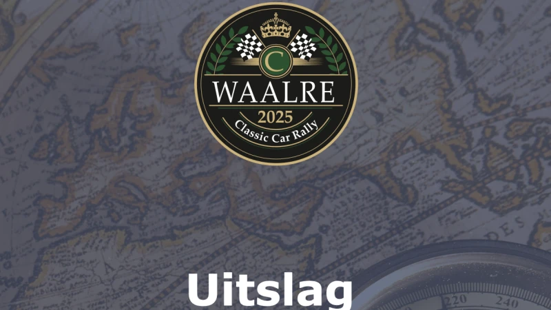 Uitslag Waalre Classic Car Rally 2025